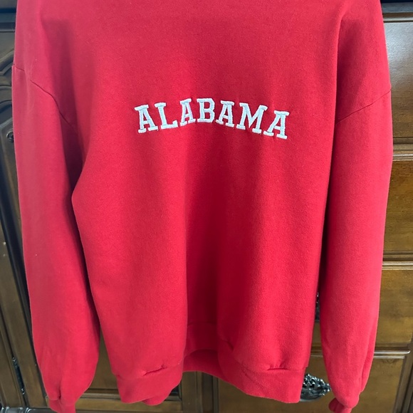 Jerzees Alabama sweatshirt in red. Size large. - Picture 2 of 7